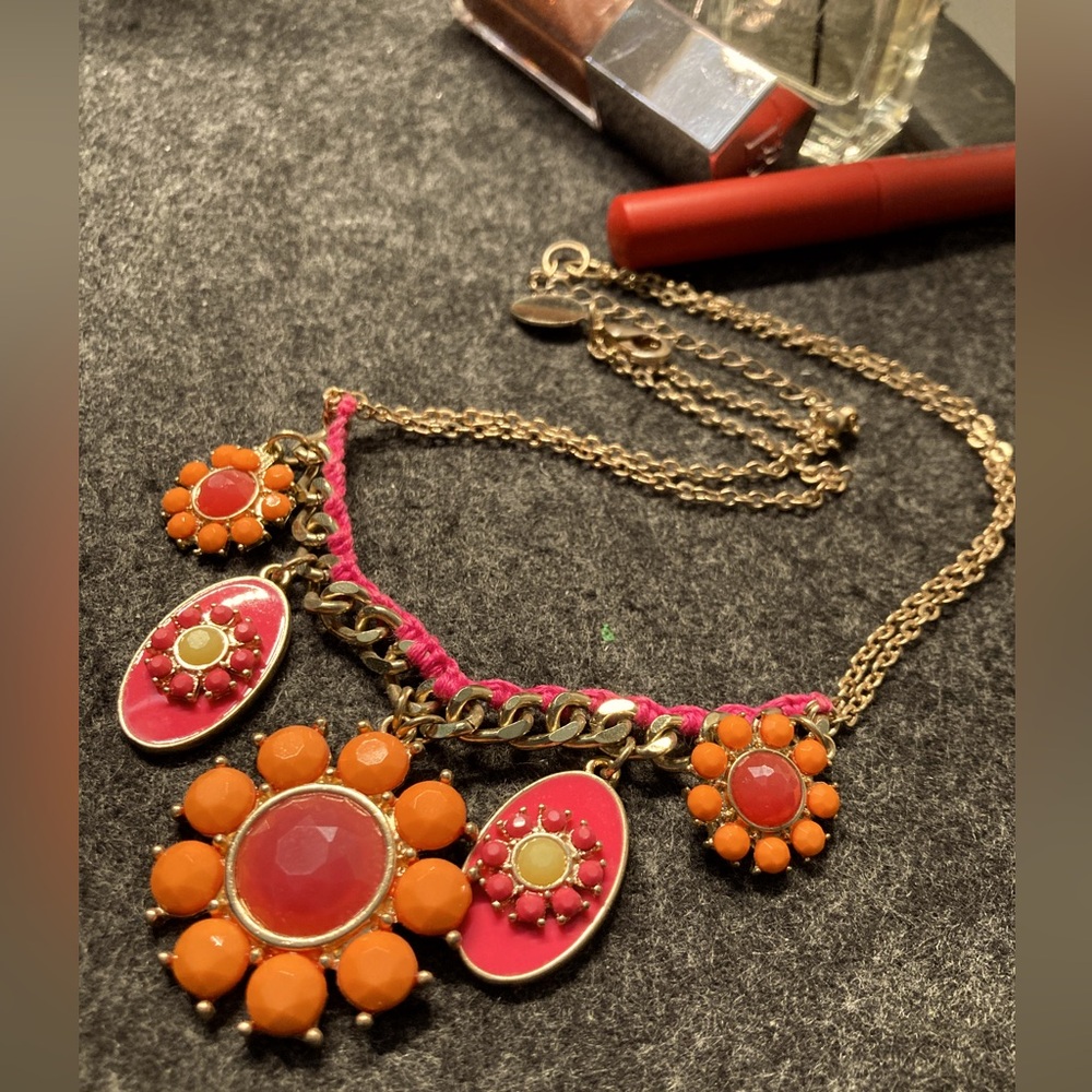 Spring Street Statement Flower Necklace